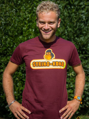 STRING-KONG T-SHIRT tennis bordeaux