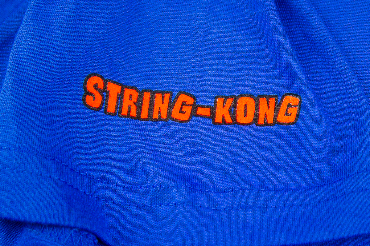 String-Kong Gorilla Blue T-shirt logo